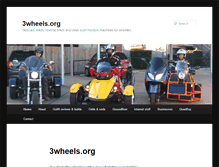 Tablet Screenshot of 3wheels.org